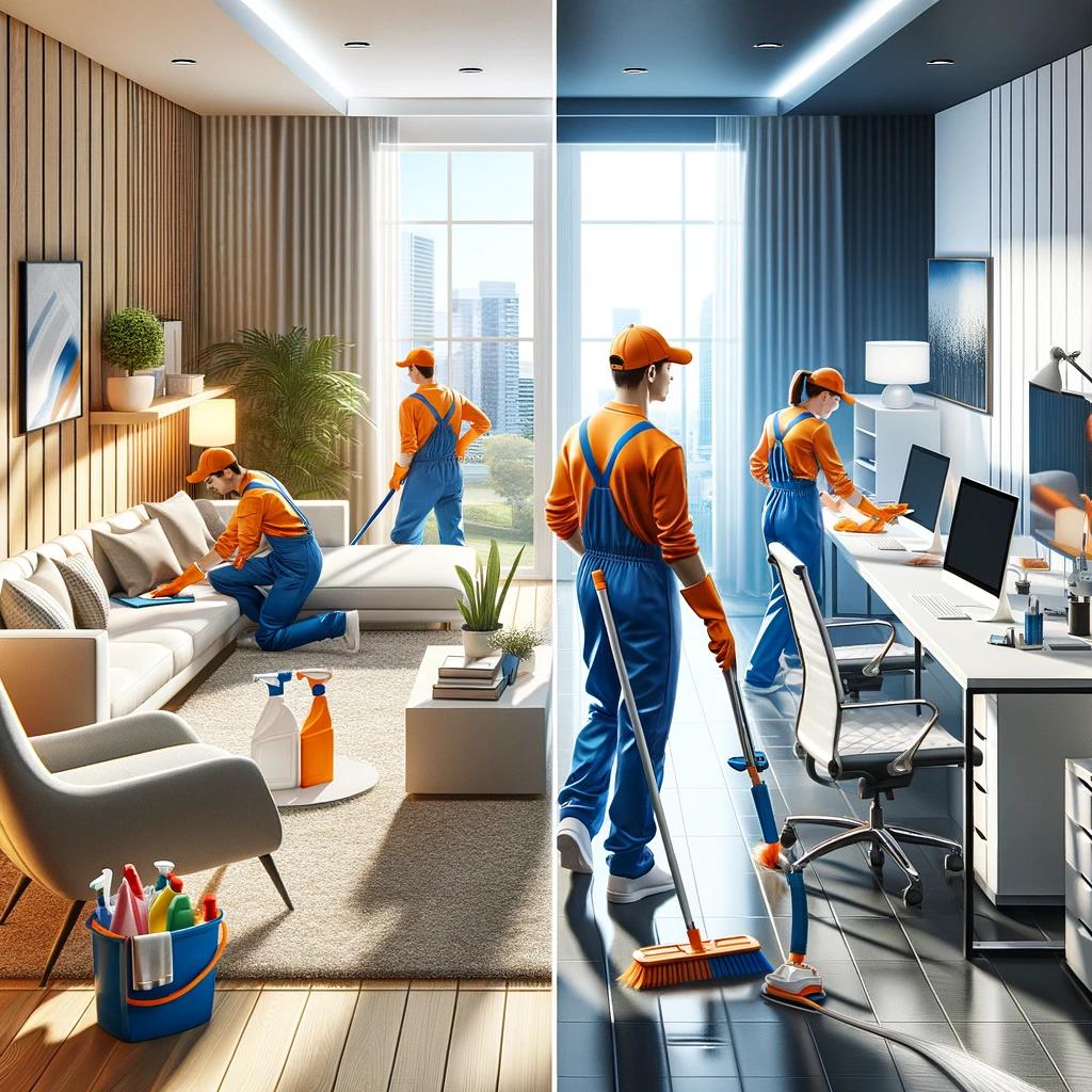 Commercial Cleaning vs Residential Cleaning Explained